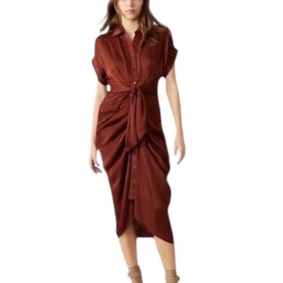 Steve Madden Tori Dress Tie Waist Size 4 - Picture 1 of 6